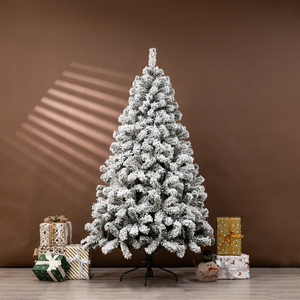 Maosheng Tùy Chỉnh Chất Lượng Cao Trắng Đổ Xô Cây Giáng Sinh Thân Thiện Với Môi Mô Phỏng Trang Trí Nhân Tạo Cây Giáng Sinh - Product Image 1