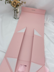 2024 Hot Sale Amzazon Custom Luxury Ribbon Magnetic Birthday <strong>pink</strong> <strong>Gift</strong> <strong>Box</strong> for Women - Product Image 3