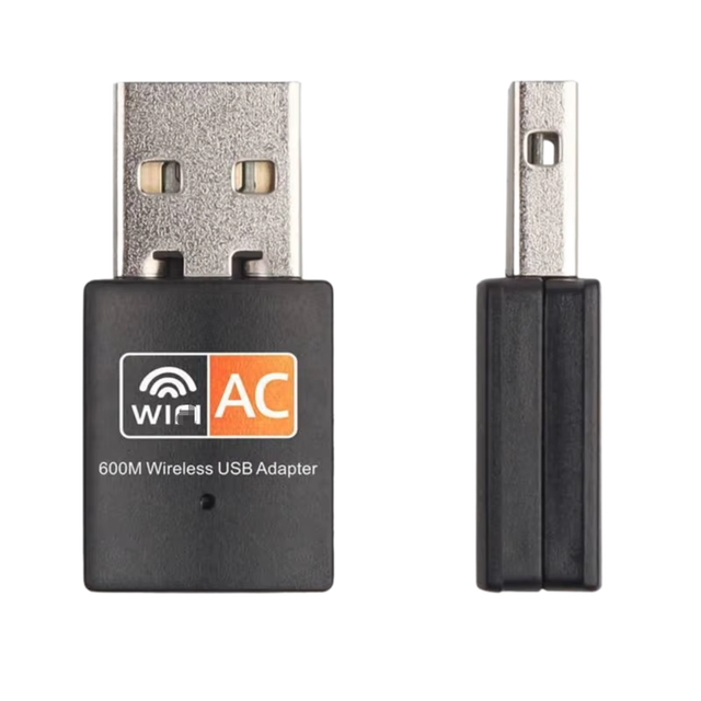 USB 600Mbps USB Wireless Network Adapter 600M 2.4GHz Dual-frequencyNetwork Adapter, Network Card Encrypted LAN Receiver Receiver