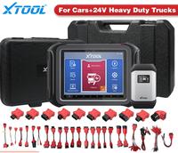 Outil de diagnostic pour camions lourds XTOOL D9HD, scanner complet du système avec programmation de clés Kc501 Ks-1 pour voitures 12V, camions 24V, 45 services