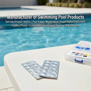 Perles de PH et CL, accessoires de <span class=keywords><strong>piscine</strong></span> utiles, test d'eau rapide, comprimés avec DPD NO.1 et phenol rouge, PH et CL - Product Image 4