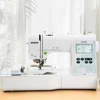 Machine à broder Brother M330E, écran tactile LCD, machine à coudre portable informatisée pour la maison avec enfile-aiguille automatique