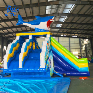 Grand toboggan aquatique gonflable mobile pour enfants, équipement de parc aquatique extérieur, défi aquatique pour <span class=keywords><strong>piscine</strong></span>, fabricant - Product Image 4