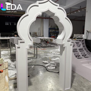 LEDA Nuevo Diseño de Fondo de Acrílico para Decoración de Bodas Estilo Indio Árabe, Decoración de Fondo para Escenario, Arco de Boda para Eventos - Product Image 6