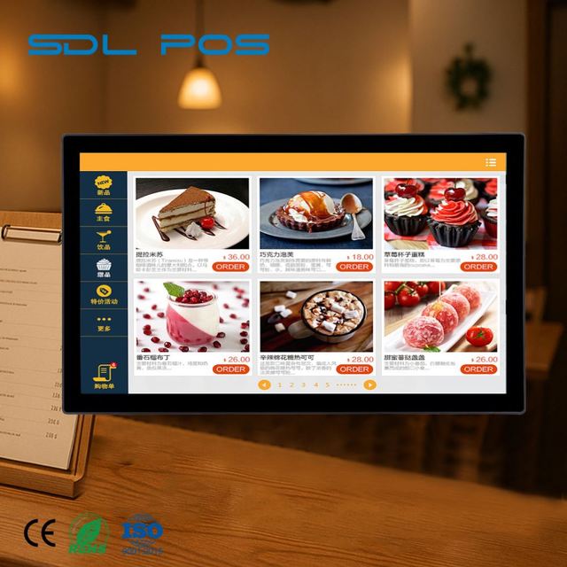 Screen Rk3568 Audio Output 21.5 Inch Kds Hotel Restaurant Stable Performance Sdlpos Kitchen Display System