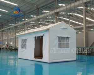 Tienda de campaña inflable hermética de tela Oxford con bomba de mano - Product Image 3