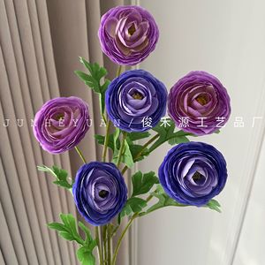Bouquet de fleurs artificielles Dew Lotus pour mariage, décoration de la maison, accessoires de photographie, décoration d'hôtel, 1 kg - Product Image 2