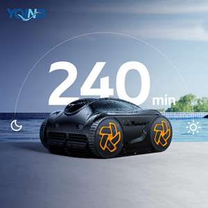 روبوت تنظيف سطح حمام السباحة الخارجي عالي الجودة وصديق للبيئة، جهاز إزالة الطحالب الأوتوماتيكي مع تحكم ذكي وبطارية ليثيوم - Product Image 1