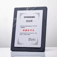 Plaque de récompense personnalisée en marbre robuste, avec logo doré gravé, sablage et impression laser, pour décoration de bureau, cadeaux et trophées
