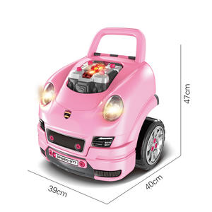 Ensemble de jouets d'atelier de <span class=keywords><strong>bricolage</strong></span> pour enfants, camion de chantier, atelier de réparation, ensemble de jouets d'atelier de moteur, jeu de simulation de jardinage - Product Image 6