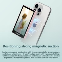 Moniteur de vlog/selfie Kingma PH02 Max Ultra pour téléphone, écran tactile 4 pouces, transmission vidéo caméra arrière pour TikTok, compatible iPhone