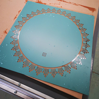 Máquina de tallado de vidrio, tallado de espejo, pintura y eliminación de óxido, maquinaria de vidrio