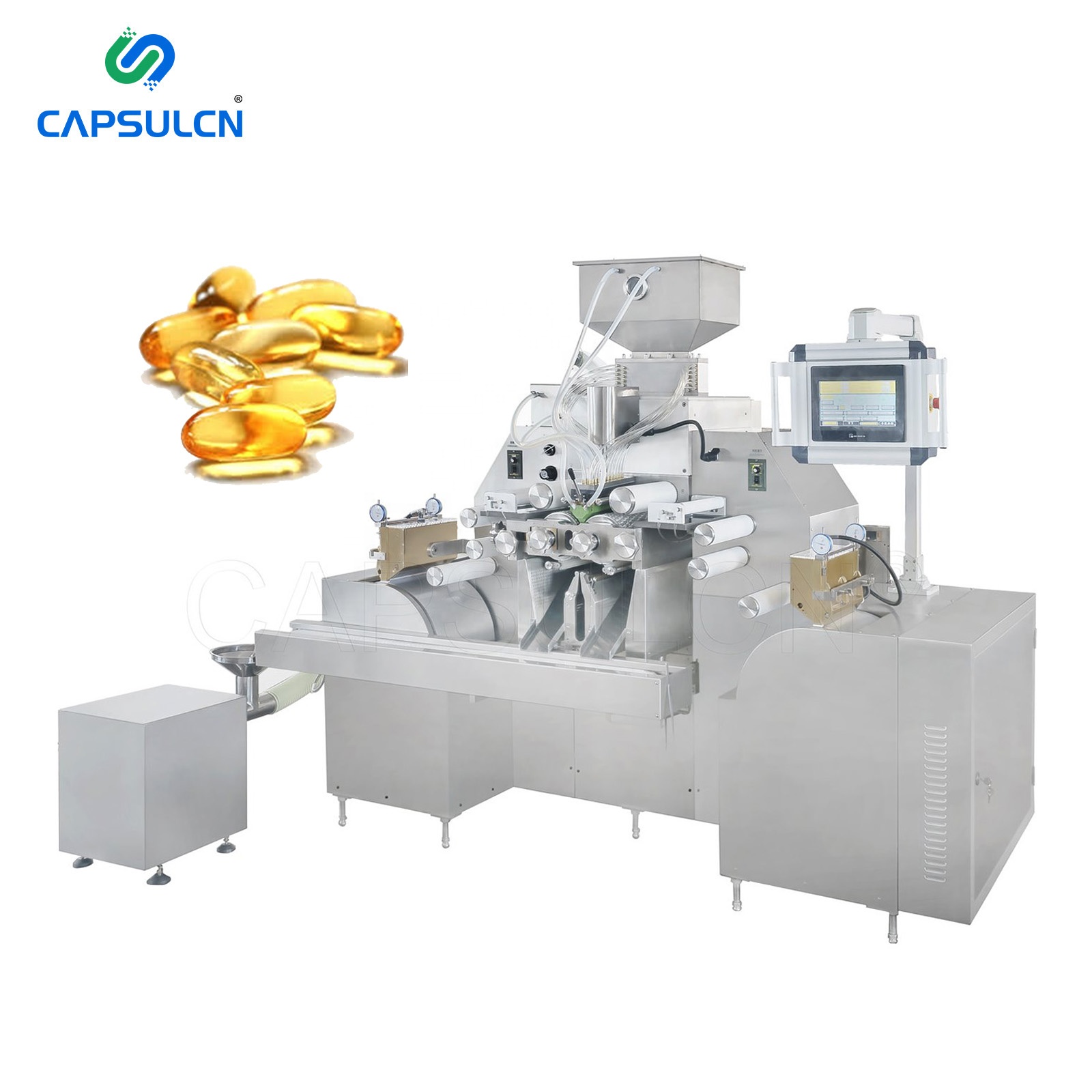 Экспериментальный тип, маленькая Капсула из мягкого геля, витамин Е, рыбное масло, автоматическая машина для наполнения капсулами из мягкого геля для масляного продукта