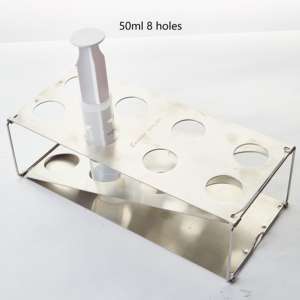 Rak jarum suntik medis baja tahan karat promosi dudukan berdiri kanula penyedot lemak aksesori lipat - Product Image 4