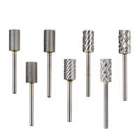 Forets à ongles à bord droit en carbure de baril Portable professionnel créant un polisseur à ongles de ligne de sourire avec échantillon disponible