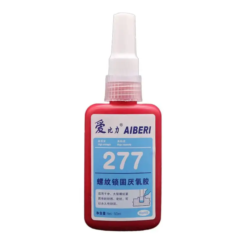 High strength high viscosity anaerobic screw adhesive thread locking agent sealant 277 271 262 242 243 glue