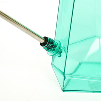 1000ml bidons d'eau d'intérieur petit bec long translucide moderne en acier inoxydable intérieur pour maison jardin plantes arrosoir
