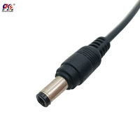 Cable de Carga USB Personalizado, Conector Macho a DC 5.5x2.1, 5.5x2.5, 3.5x1.35, 4.0x1.7, 2.5x0.7mm, para Lámparas, Ventiladores y Juguetes
