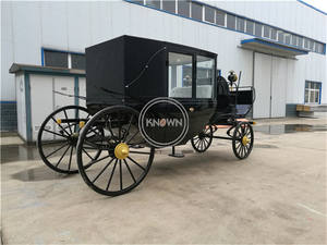 OEM Electric Folding Horse Carriage Royal Sightseeing Cart for Passenger in Europe - Product Image 3