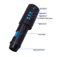 Microscope dermoscope UV HD 1080P, True 200x, WiFi, pour iPhone, iPad, téléphone Android, pour l'inspection du cuir chevelu, analyseur de peau