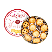 Biscuits danois au beurre, croustillants et crémeux, sans sucre ni glucose, avec logo personnalisé, commande en gros
