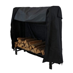 Firewood Log Rack Cover Weather Resistant Outdoor Heavy Duty Wood Polyester Fabric Storage Cover Fire Wood Holder Cover