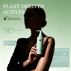 Loción Corporal O'ROLA de Marca Privada con Manteca de Karité y Aloe Vera, 95% VC, Iluminadora, Hidratante, 12H de Hidratación, Vegana, Larga Duración - Product Image 2