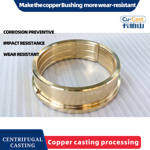 ZCuSn10Pb10ซีเอ็นซีเปลี่ยนชิ้นส่วนเครื่องจักรกลแบริ่งแขน Flanged - Product Image 2