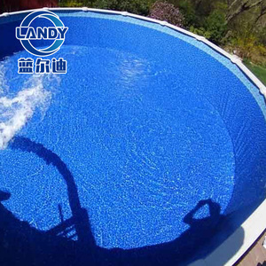 Rivestimento per <span class=keywords><strong>Piscina</strong></span> Landy Blue in PVC con Perline, Impermeabile, Resistente ai Raggi UV, Anti-Alghe, per Piscine Fuori Terra da Esterno - Product Image 3