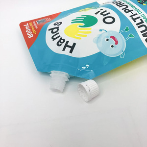 Pochette souple et durable en plastique PE écologique de 1L avec bec verseur pour détergent liquide lessive - Product Image 2