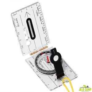 Boussole multifonctionnelle pliable DC40-2 avec loupe et mesure proportionnelle pour la lecture de cartes de randonnée et d'orientation, <span class=keywords><strong>navigation</strong></span> - Product Image 1
