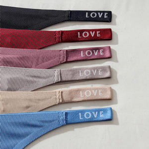 Ingrosso Biancheria intima da donna Sexy su misura a vita bassa senza cuciture Sexy perizoma nero comodo traspirante biancheria intima da donna - Product Image 6