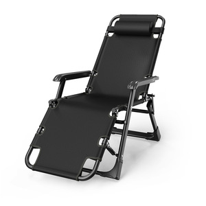 Chaise longue pliante légère et portable avec cadre en métal, tissu Oxford, design moderne, pour camping, salon, école - Product Image 1