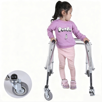 Aide à la marche pour enfant atteint de paralysie cérébrale, marcheur pour hémiplégie, cadre de maintien debout pour l'entraînement des membres inférieurs avec roues