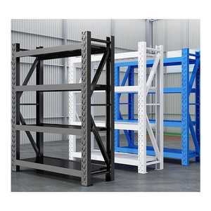 Adjustable 4 Layers 100kg per layer Metal <strong>Storage</strong> Shelves warehouse shelving rack/<strong>storage</strong> shelf for garage <strong>mezzanine</strong> <strong>floor</strong> - Product Image 5