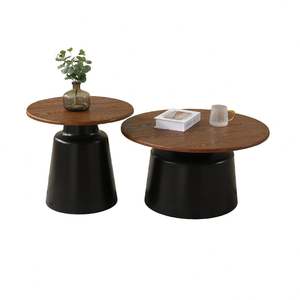 ห้องนั่งเล่นเรียบง่ายทันสมัยโต๊ะกาแฟสไตล์ครีมโต๊ะกาแฟ - Product Image 6