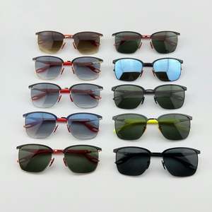 Lunettes de soleil punk originales de créateur de haute qualité avec verres dégradés UV400 pour hommes et femmes, tendance luxe en métal, collection Noël 2026 - Product Image 3