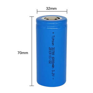 32700 batteria ricaricabile 3.2V 6000mah Cylindric LiFePO4 contiene un'altra capacità 5500mah 6500mah e 7000mah - Product Image 2