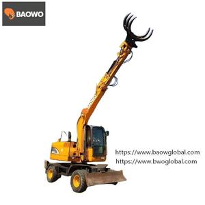 Grappin hydraulique Baowu BW040 1 tonne, rotation à 360 degrés, pour la manutention du bois forestier - Product Image 5