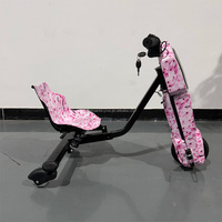 Voiture électrique à trois roues Crazy Rider pour enfants, rotation à 360°, frein à disque de 350 W, scooter à dérive pour enfants