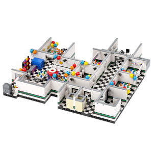 Set MOC1471-1475 Stanza dell'Ufficio, Scena del Magazzino e del Bagno, Modello Horror <span class=keywords><strong>FNAF</strong></span> 2, Blocchi da Costruzione Fai-da-Te per Bambini - Product Image 4