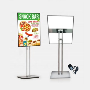 Khung Nhôm Hộp Đèn Trưng Bày Thực Đơn Kính Cường Lực Siêu Mỏng Hộp Đèn <span class=keywords><strong>LED</strong></span> Quảng Cáo Hộp Đèn Hậu - Product Image 3