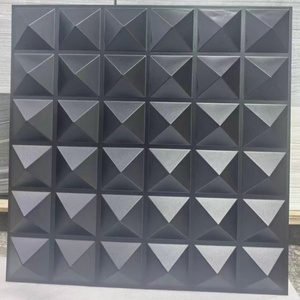 Luxuriöse Maßgefertigte Moderne Wasserdichte Hotel-Wanddekoration Innenverkleidung PVC Wohnzimmer TV-Hintergrund Schlafzimmer Geprägte 3D-Kunstwand - Product Image 3