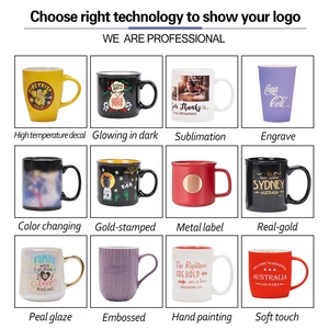 Meilleures ventes d'<span class=keywords><strong>Amazon</strong></span> en gros : Tasses à café en céramique personnalisées avec <span class=keywords><strong>logo</strong></span>, idéales pour la promotion - Product Image 5