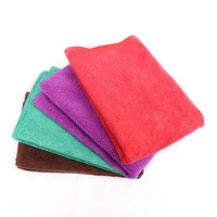 Serviette de cuisine en microfibre absorbant les hautes eaux plaque sans lien essuyage chiffon de nettoyage Polyester tissé maison durable