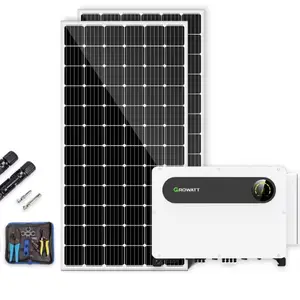 Placa solar en línea Panel fotovoltaico monocristalino Paneles solares de 5550W para el hogar fuera de la red conjunto completo