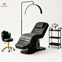 Table de massage électrique inclinable RJ la plus populaire pour salon de beauté, spa, soins du visage, extensions de cils et tatouage – À vendre