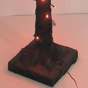 Lampe d'éclairage d'arbre à LED design moderne éclairage décoratif nouvel extérieur en palmier et bouleau maison prise de noël 60 boules à neige arbre lumineux - Product Image 6