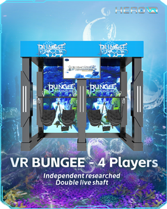 HEROVR Free Fall Flight VR Bungee Jumping Game Parque de atracciones de metal Paseo en remolque para interiores Parques de aventura al aire libre Aeropuertos - Product Image 3