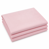 Tissu pour uniforme d'infirmière en polycoton TC traité couleur personnalisée, doux, fluide, antimicrobien et résistant au chlore